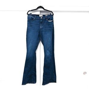Frame Denim Blue Flare Jeans